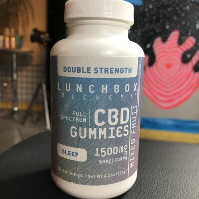 Lunchbox Alchemy 1500mg Sleep - 30 Count Full-Spectrum CBD Gummies + Chamomile