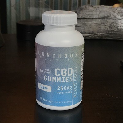 Lunchbox Alchemy 250mg Sleep - 10 Count Full-Spectrum CBD Gummies + Chamomile
