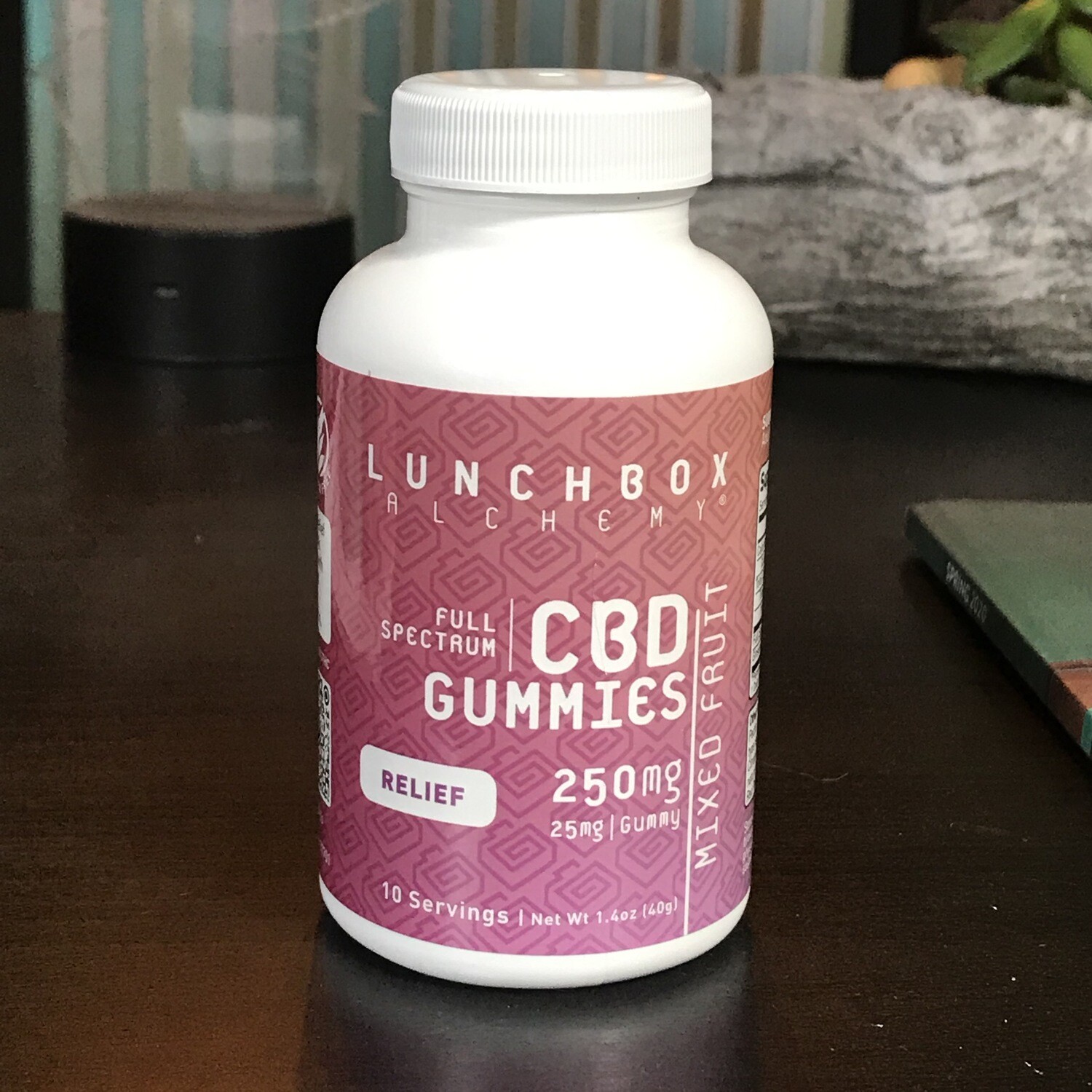 Lunchbox Alchemy 250mg Relief - 10 Count Full-Spectrum CBD Gummies + Ginseng
