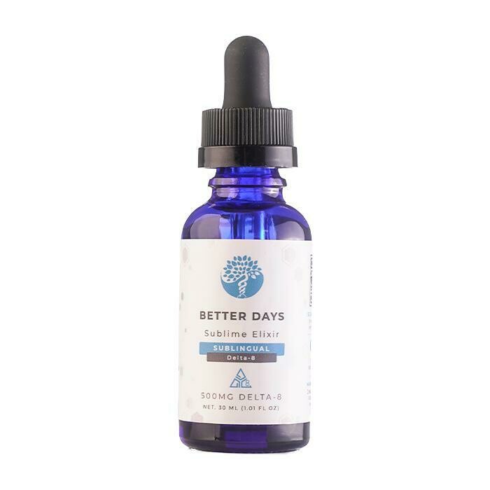 Creating Better Days 500mg Delta 8 Sublingual Oil - 30ml