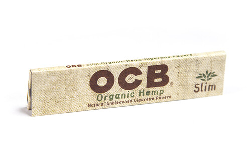 OCB King-Size Slim Organic Hemp Unbleached Papers - 32ct. 