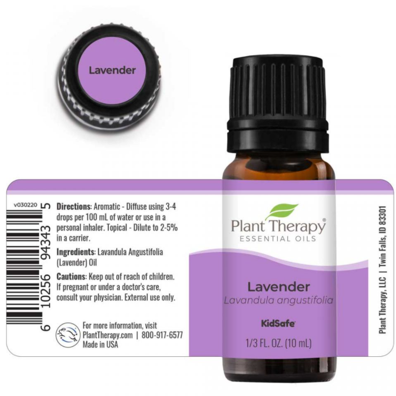 Plant Therapy® Lavender Essential Oil, 1/3 fl oz (10mL)