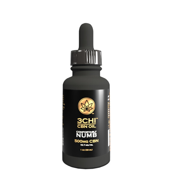 3CHI 600mg (300 CBN:300 Delta8) Comfortably Numb Tincture 30mL