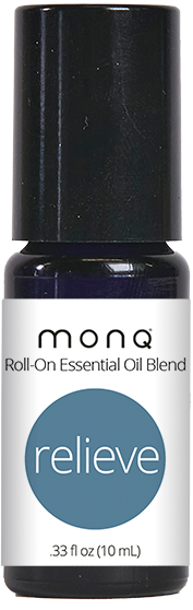 Monq® Roll on Essential Oil blend (10mL)- Relieve