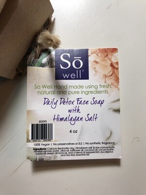 Daily Detox Face Soap with Himalayan Salt 