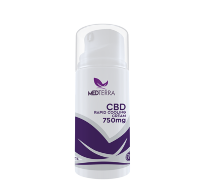 Medterra 750mg CBD Rapid Cooling Topical Cream 3.4fl.oz