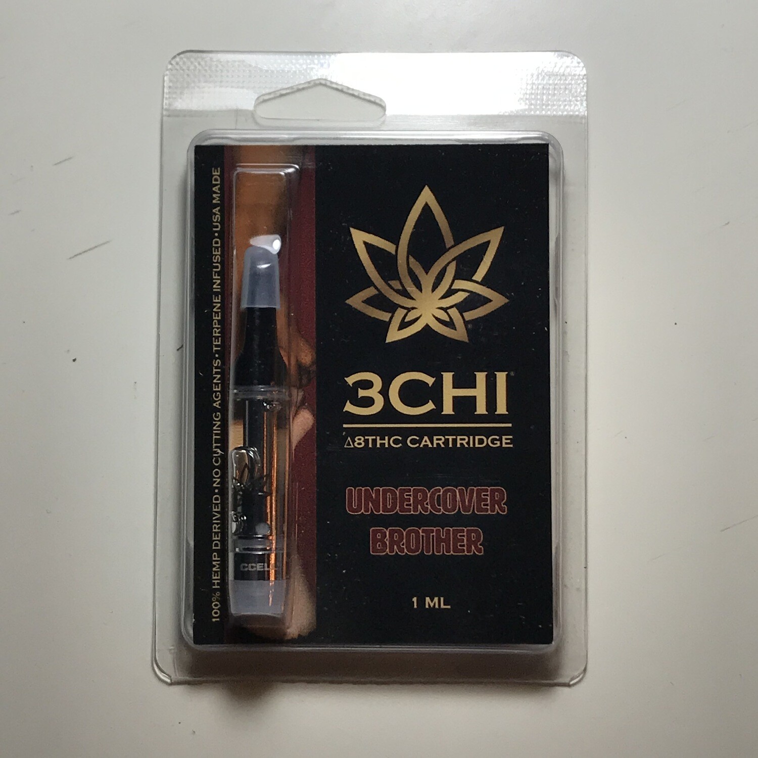3CHI 950mg Delta8 Undercover Brother 1mL Cartridge