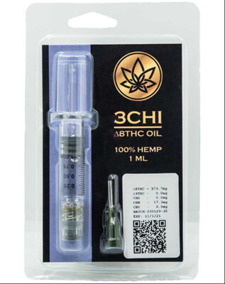 3Chi Delta 8 Distillate Syringe - 1ML 