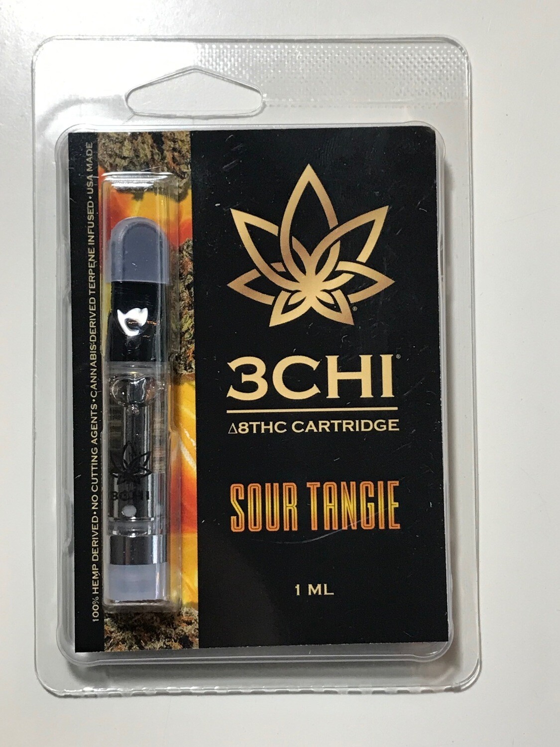 3CHI 950mg Delta8 Sour Tangie 1mL Cartridge