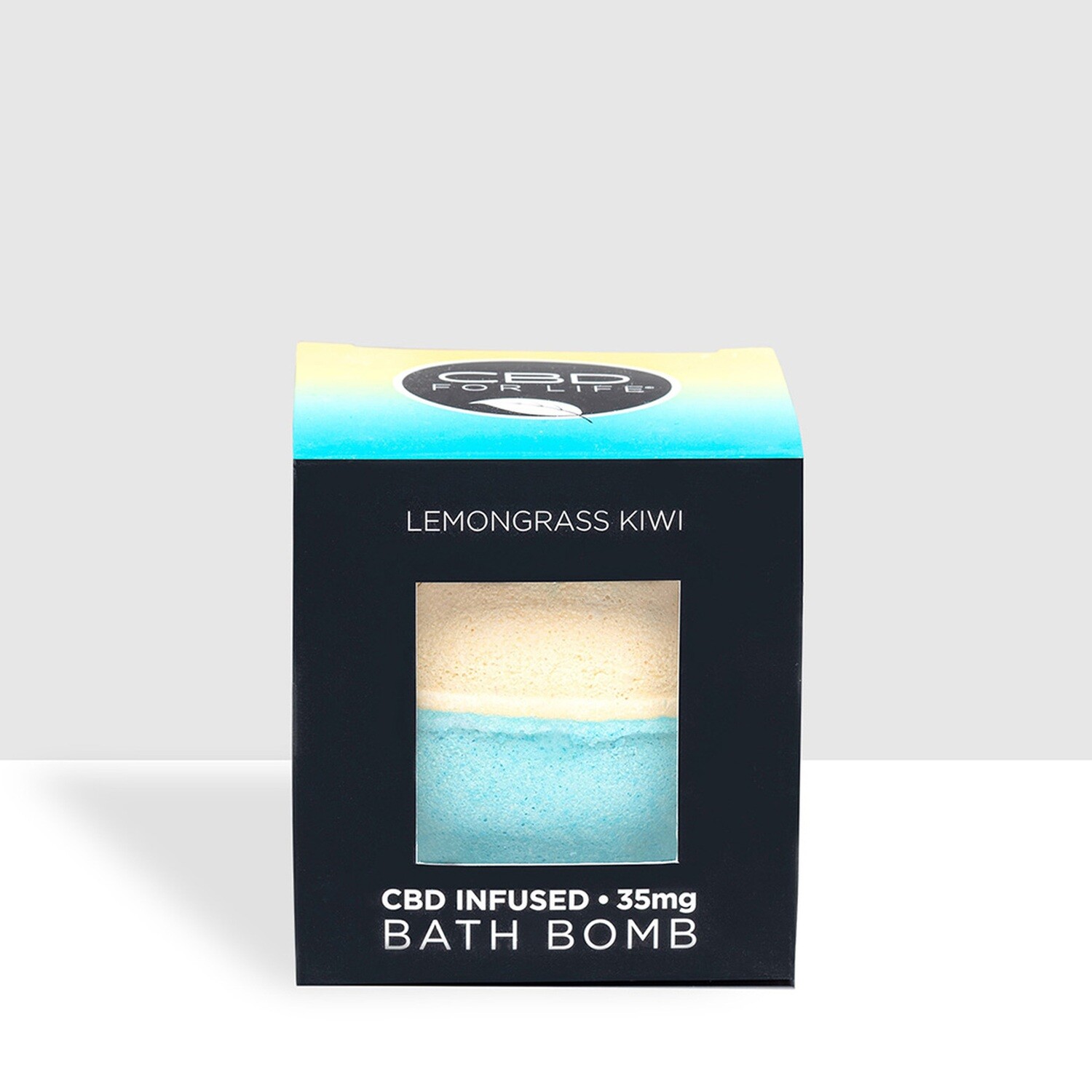CBD For Life Lemongrass/Kiwi Bath Bomb - 35MG