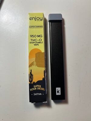 Enjoy 950MG THC-O Disposable Pen - Super Sour Diesel (Sativa)