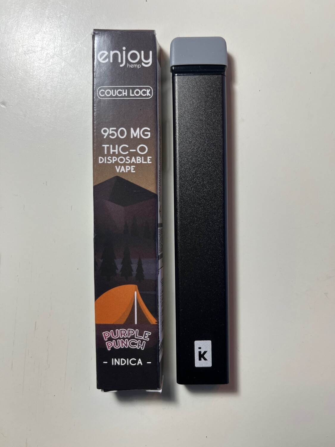 Enjoy 950MG THC-O Disposable Pen - Couch Lock - Purple Punch (Indica)