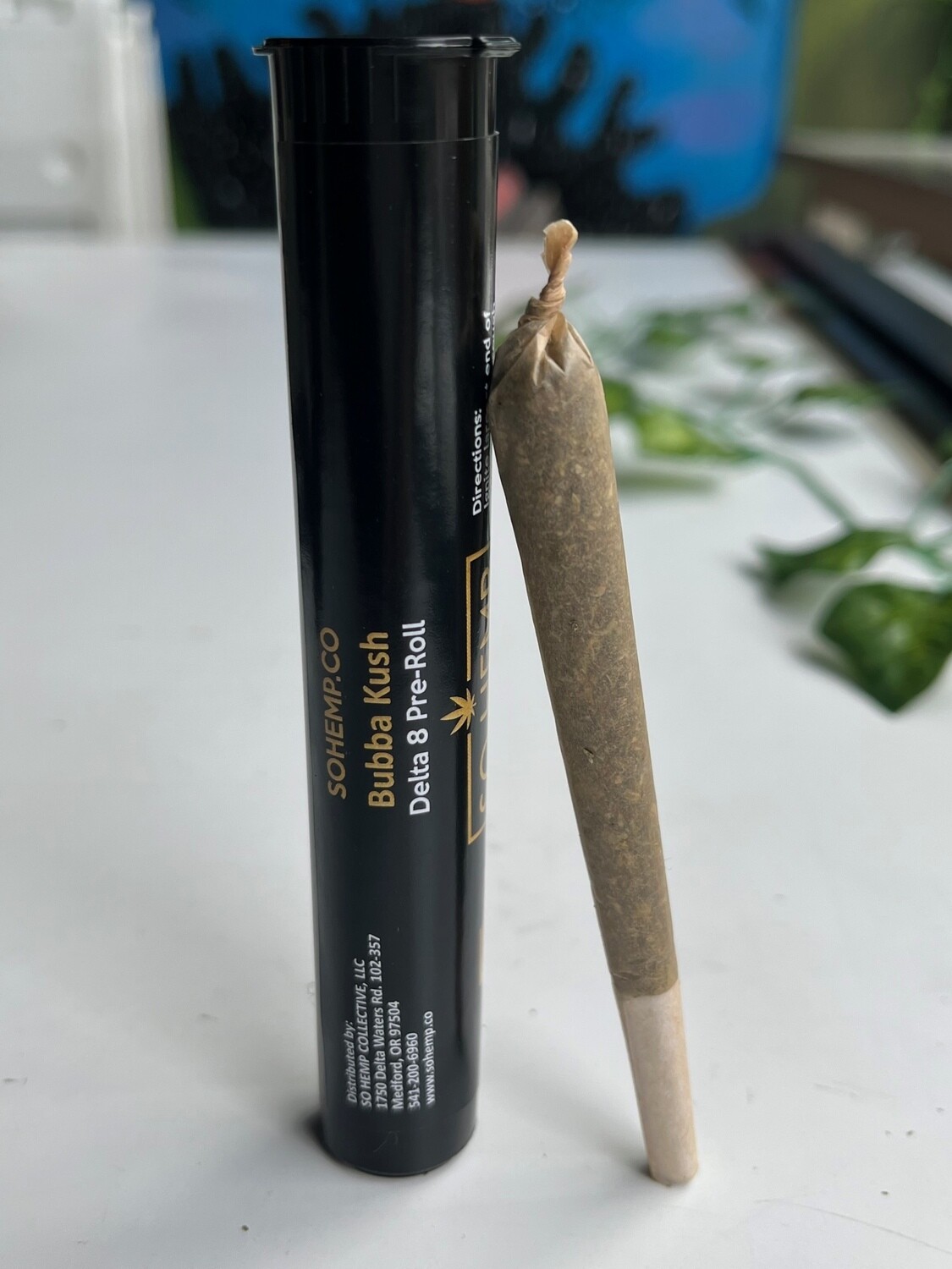 So Hemp 1.5gram Delta 8 Pre Roll- Bubba Kush