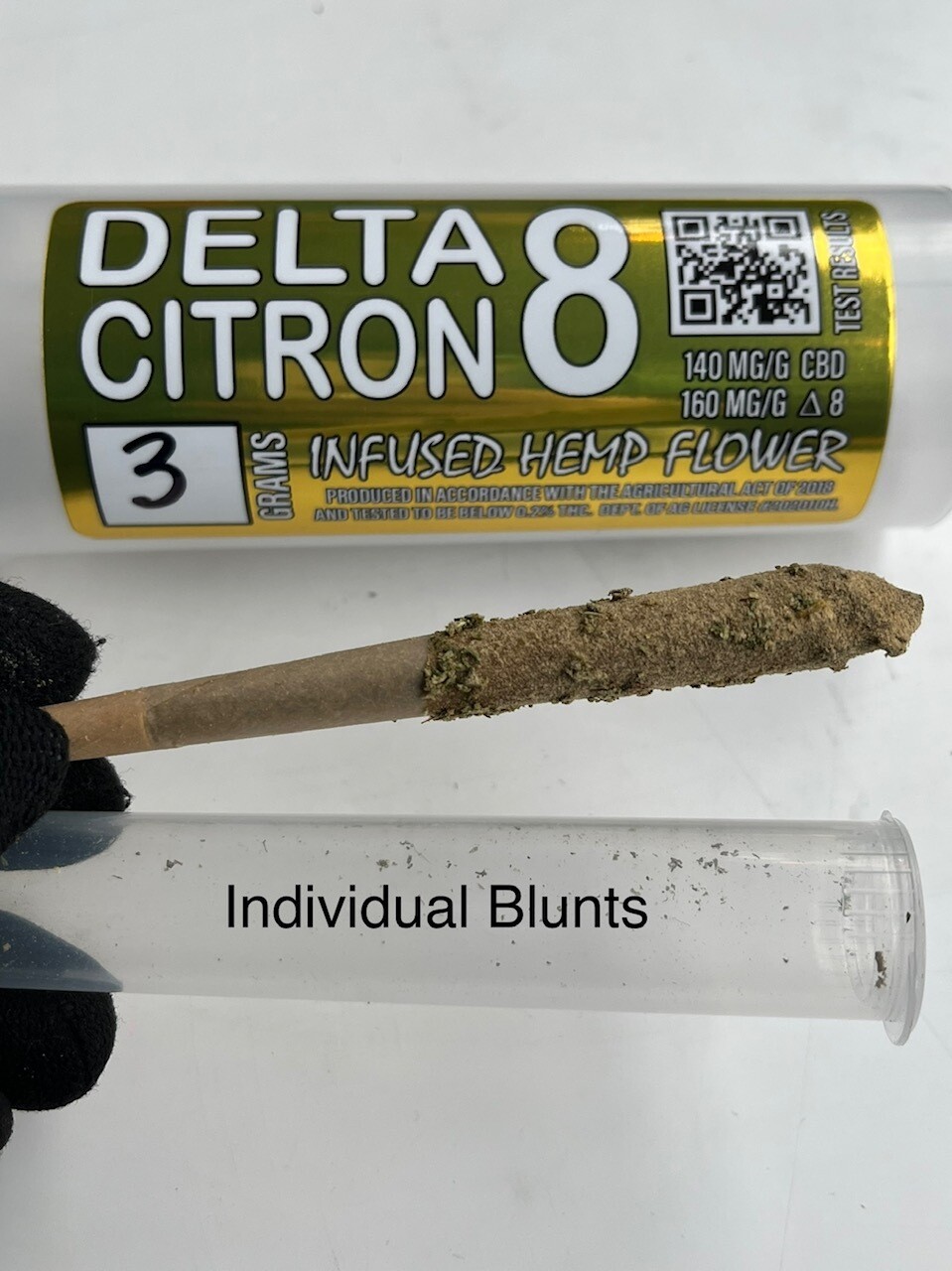 Individual Delta 8 kief Joint- Citron 160mg Δ8 Per Joint