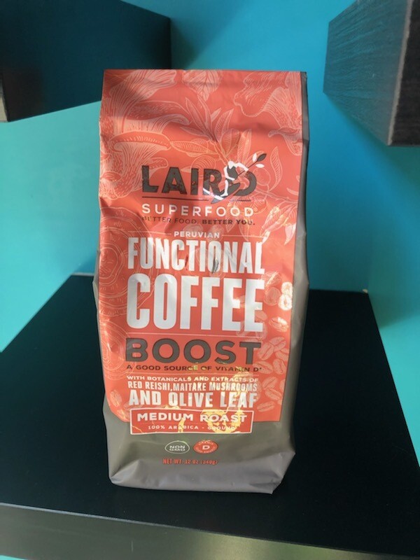 Laird Mushroom Coffee - Boost - Med Roast - 12oz