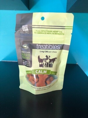 Treatibles - "Calm" - Hard Chews For Dogs - 1MG - 10CT