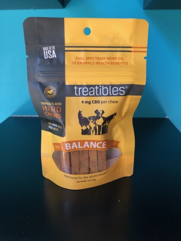 Treatibles - &quot;Balance&quot; - Hard Chews For Dogs - 4MG - 10CT