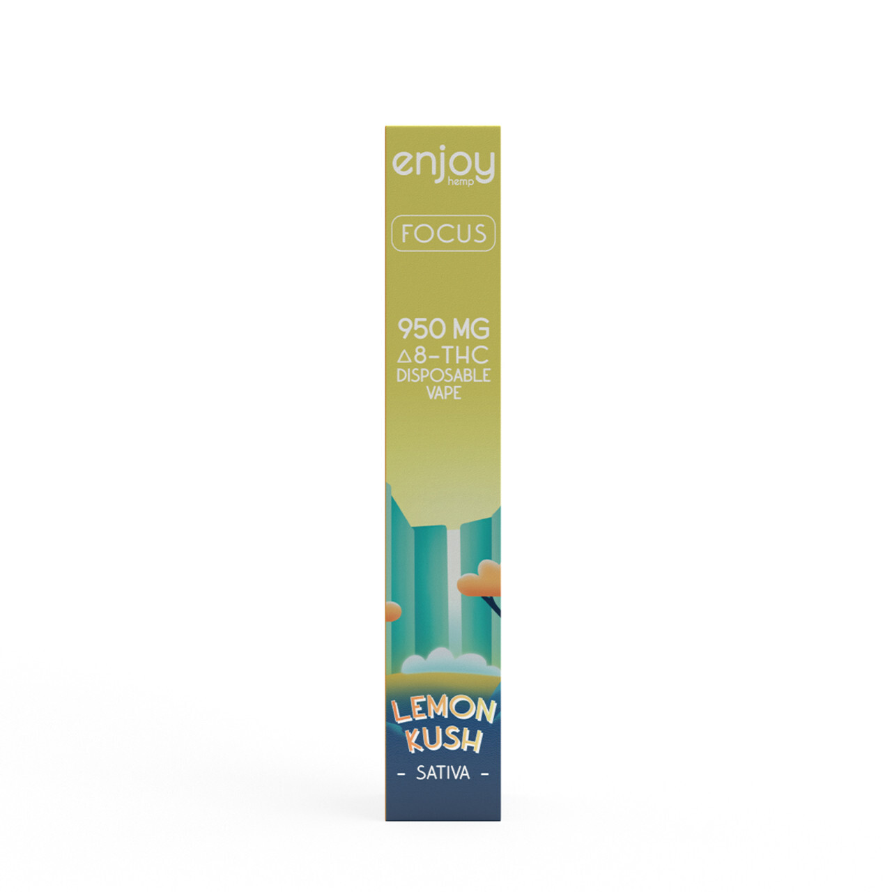 Enjoy 950MG Delta 8 Disposable Pen - Focus - -Lemonchello