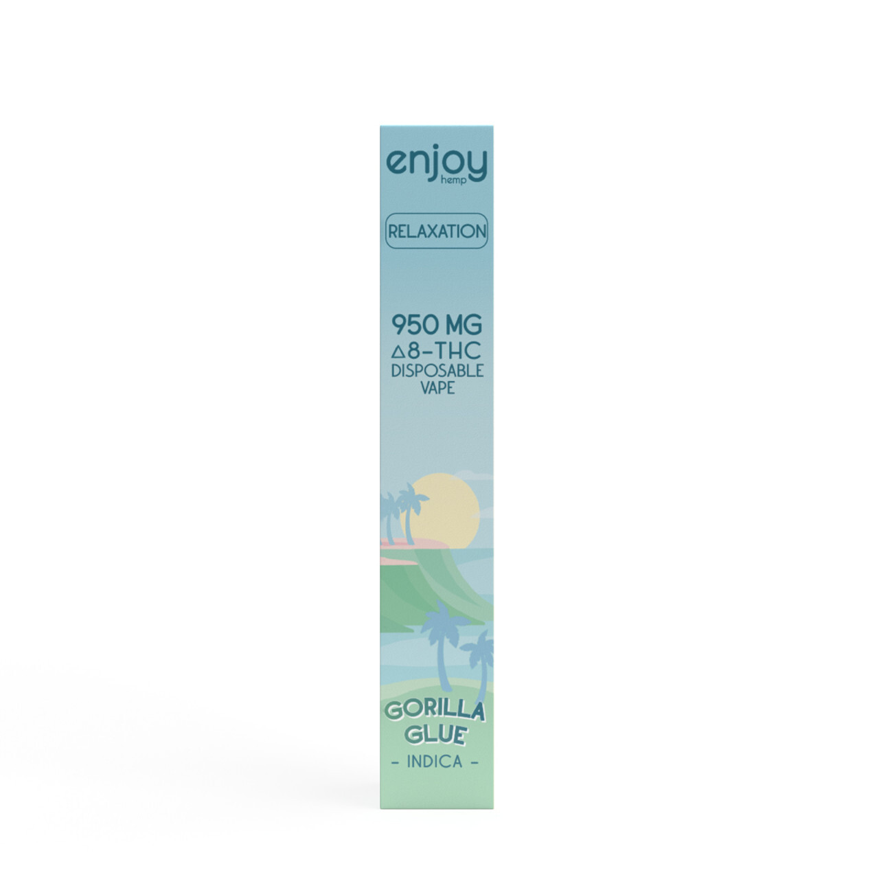 Enjoy 950MG Delta 8 Disposable Pen - Relaxation - Gorilla Glue (Indica)