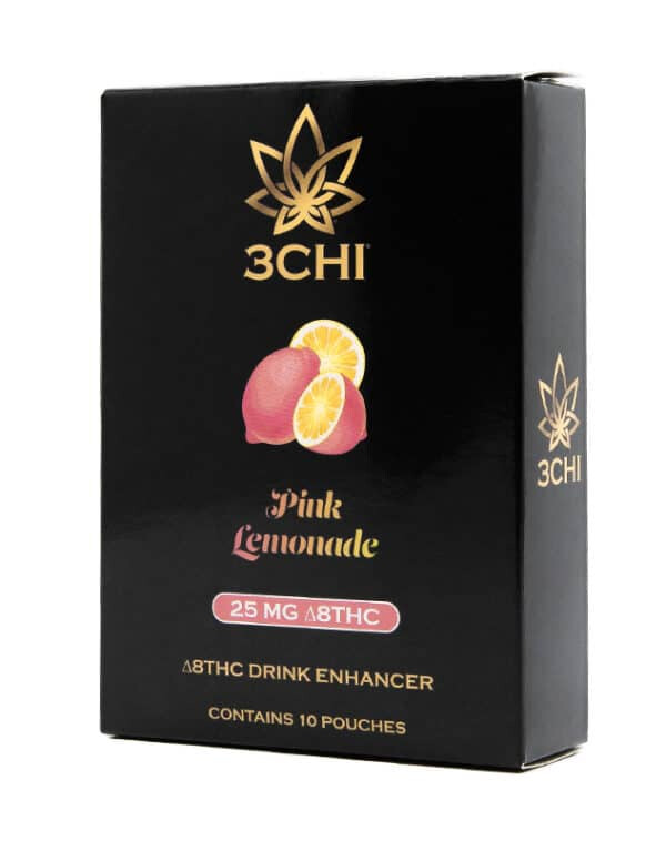 3Chi Delta 8 Drink Enhancer - Pink Lemonade - Single Pouch 25MG