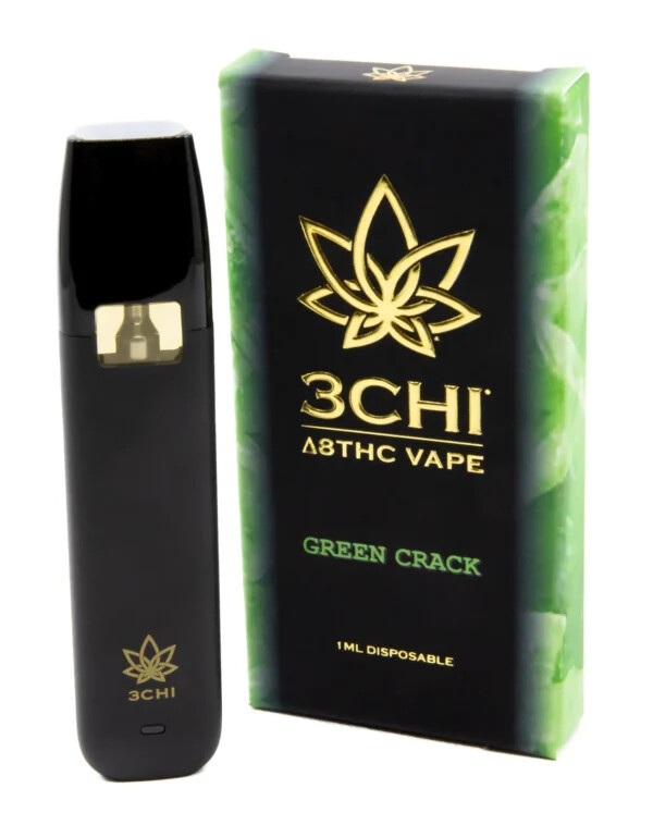 3Chi Delta 8 1ML Disposable Pen - Green Crack