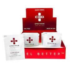 SPECTRUM CBD SLEEP STRIPS 10 PACK