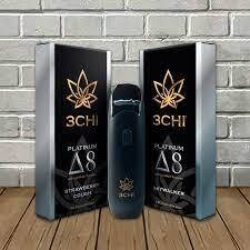 3Chi Platinum Series Delta 8 Vape – 2ml Disposable - Strawberry Cough(Sativa)