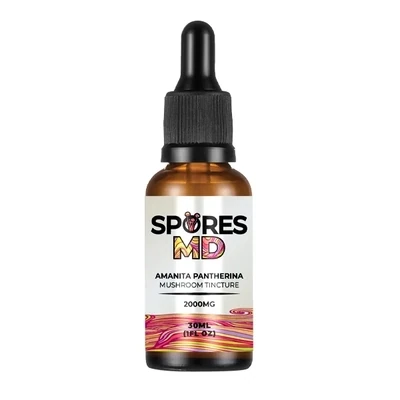 SporesMD - Psychedelic Amanita Pantherina Mushroom Tincture 2000mg