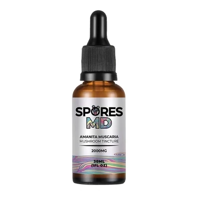 SporesMD - Psychedelic Amanita Muscaria Mushroom Tincture 2000mg