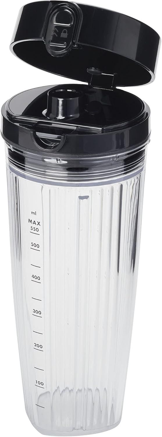 ZWILLING Enfinigy Personal Blender Jar with Drinking Lid and Vacuum Lid - Black