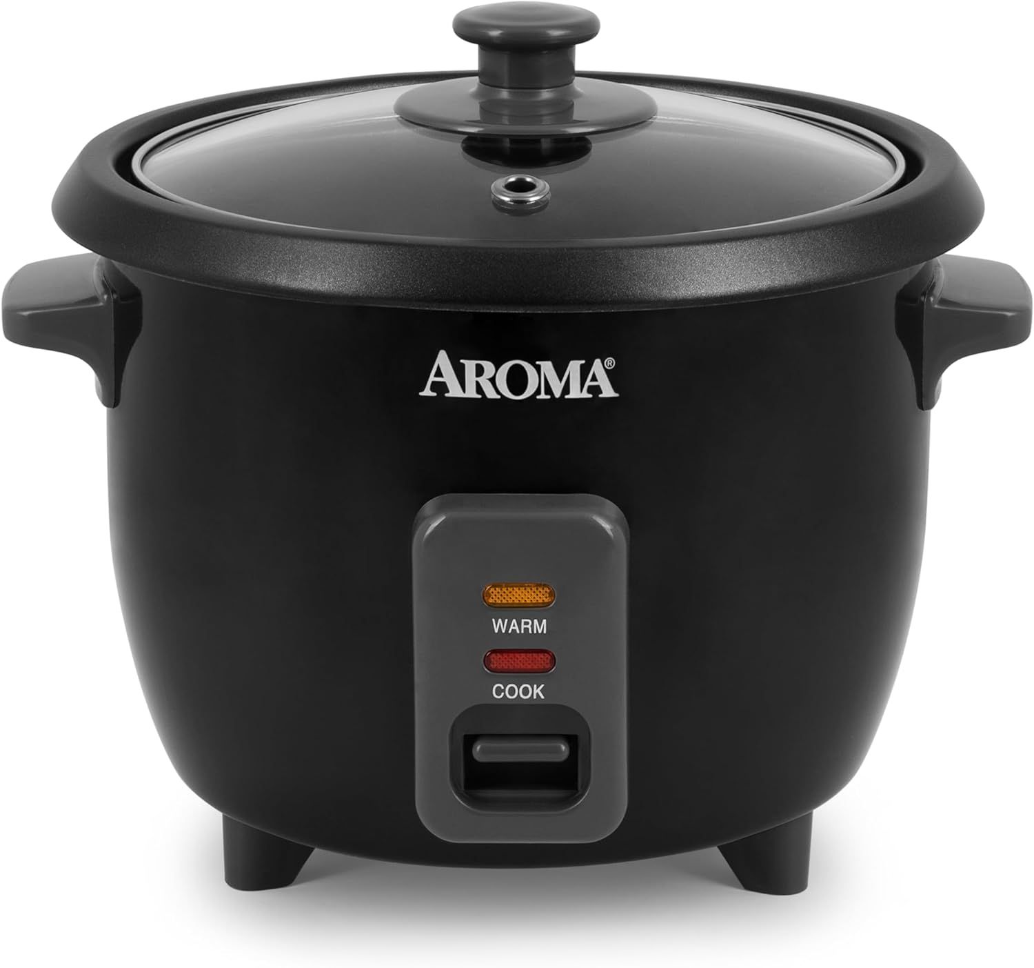 Aroma Housewares 1.5Qt. Rice &amp; Grain Cooker (ARC-363NGB), Black,6-Cup Cooked / 3-Cup Uncooked