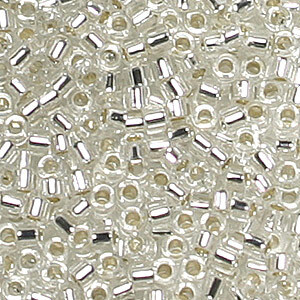 Delica Sz 11 Silverlined Crystal 0041
