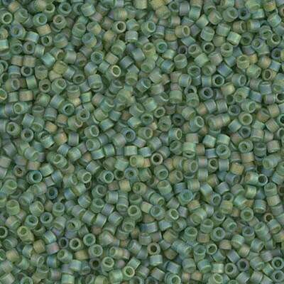 Delica Sz 11 Matte Transparent Olive AB 1282