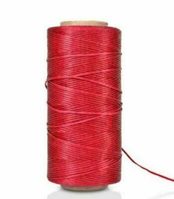 Red Waxed Thread 260M 1mm