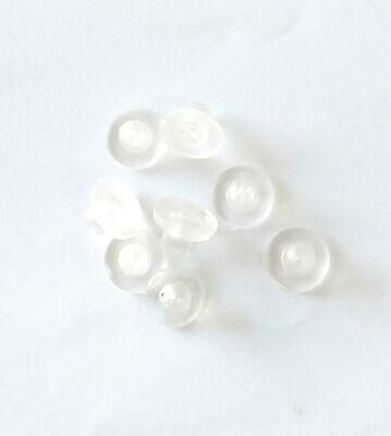 Rubber Earring Backs Pkg of 5 Pairs