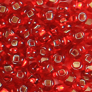 Silverlined Sz 6 Light Red