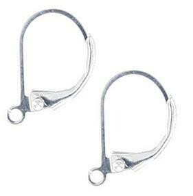 Leverback Earrings Silver Plate 5 prs