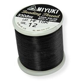 Miyuki Thread Sz B 50m Black