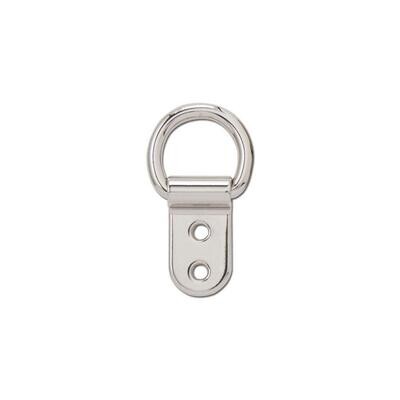 Tandy Solid Clip Dees Nickel Plate 1&quot;