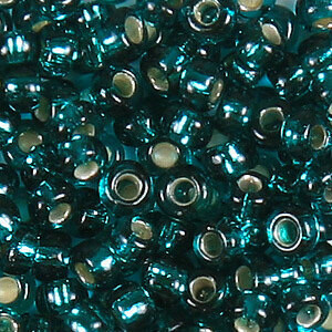 Silverlined Sz 6 Teal Green