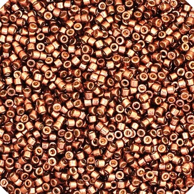 Delica Sz 11  Duracoat Galvanized Chocolate Bronze #1843