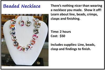 CLASS: Beaded Necklace Date TBA