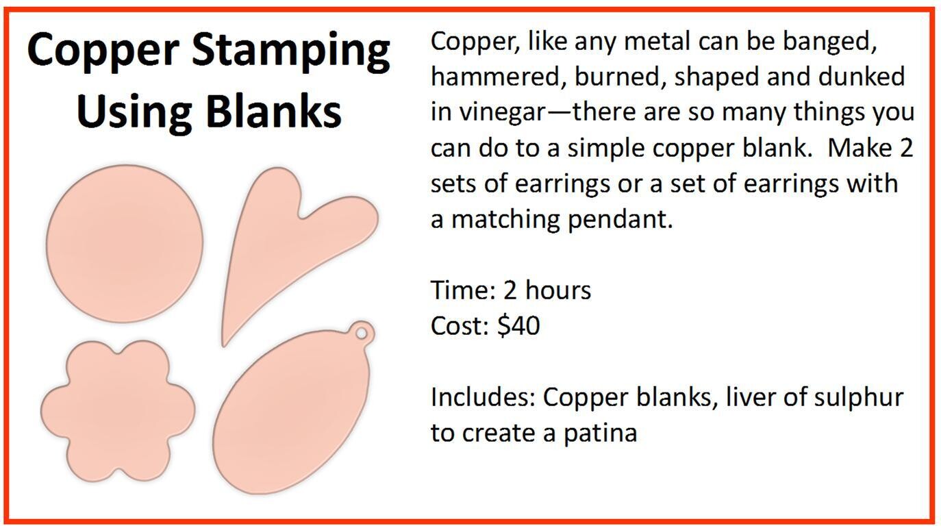 CLASS: Copper Stamping TBA