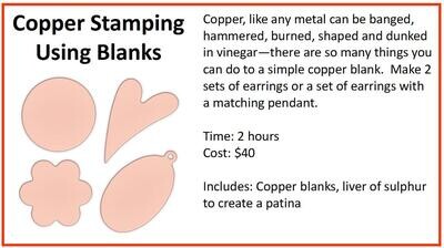 CLASS: Copper Stamping TBA