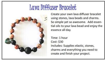 CLASS: Lava Diffuser Bracelet TBA