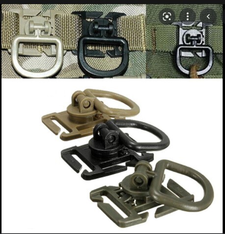 D Ring Molle Belt Clasp