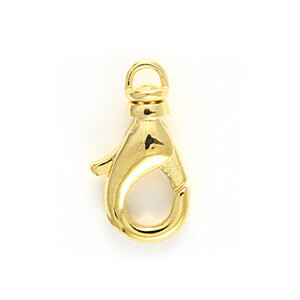 Lobster Claw Gold Plate 13mm Swivel Pkg of 2