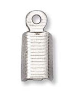 Crimp Ends Fold Over Nickel Pkg of 10