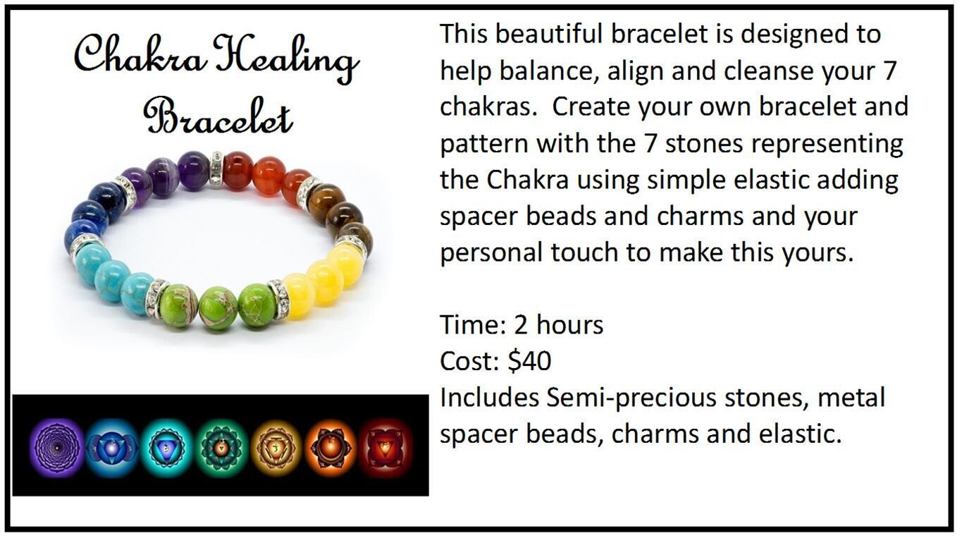 CLASS: Chakra Bracelet Date TBA