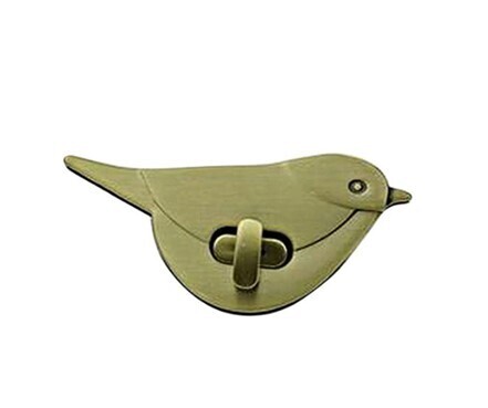 Brass Bird Turn Clasp